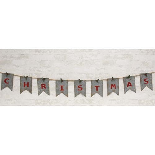 Metal Christmas Pennant Garland 69