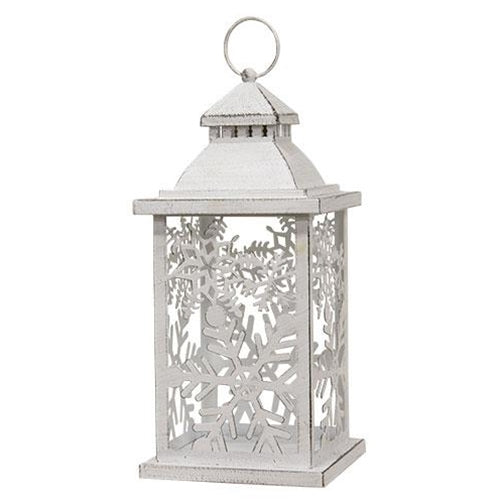 White Ornate Lantern 5.5