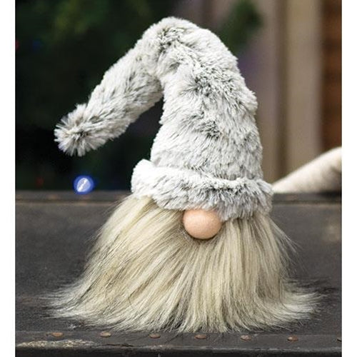 Gnome With Gray Fur Hat GZOE2610 By CWI Gifts