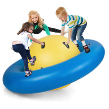 Load image into Gallery viewer, 7.5 Foot Giant Inflatable Dome Rocker Bouncer with 6 Built-in Handles for Kids-Blue
