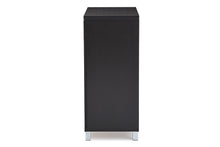Load image into Gallery viewer, Baxton Studio Marcy Modern and Contemporary Dark Brown Wood Entryway Handbags or School Bags Storage Sideboard Cabinet
