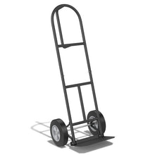 Load image into Gallery viewer, P-Handle Sack Truck with 10 Inch Wheels and Foldable Load Area-Black
