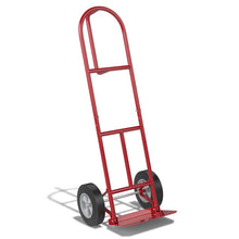Load image into Gallery viewer, P-Handle Sack Truck with 10 Inch Wheels and Foldable Load Area-Red
