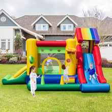 Load image into Gallery viewer, Inflatable Bounce Castle with Double Slides and 735W Blower
