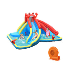 Load image into Gallery viewer, Inflatable Water Slide Bounce House with Water Cannon and 750W Air Blower
