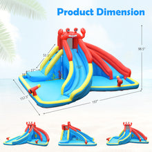 Load image into Gallery viewer, Inflatable Water Slide Bounce House with Water Cannon and 750W Air Blower
