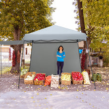 Load image into Gallery viewer, Patio 10x10FT Instant Pop-up Canopy Folding Tent with Sidewalls and Awnings Outdoor-Gray

