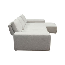 Load image into Gallery viewer, Jazz Modular 3-Seater Chaise Sectional with Adjustable Backrests in Light Brown Fabric by Diamond Sofa
