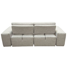 Load image into Gallery viewer, Jazz Modular 2-Seater with Adjustable Backrests in Light Brown Fabric by Diamond Sofa
