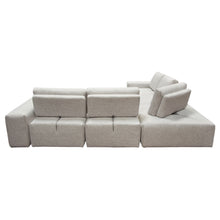 Load image into Gallery viewer, Jazz Modular 5-Seater Corner Sectional with Adjustable Backrests in Light Brown Fabric by Diamond Sofa
