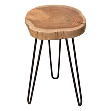 Load image into Gallery viewer, Joss Natural Acacia One of a Kind Live Edge Accent Table w/ Black Hairpin Legs by Diamond Sofa
