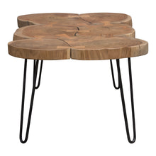Load image into Gallery viewer, Joss Natural Acacia One of a Kind Live Edge Rectangle Cocktail Table w/ Black Hairpin Legs by Diamond Sofa
