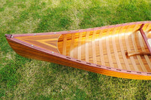 Load image into Gallery viewer, Wooden Canoe With Ribs Curved bow 10ft
