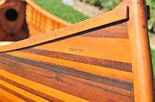 Load image into Gallery viewer, Wooden Canoe With Ribs Curved Bow Matte Finish 10 ft
