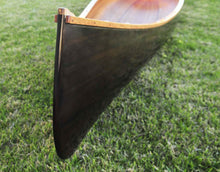 Load image into Gallery viewer, Wooden Canoe Dark Stained Finish 18 ft
