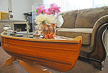 Load image into Gallery viewer, Wooden Canoe Table 5 ft
