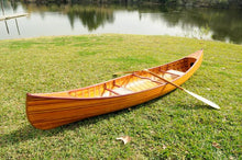 Load image into Gallery viewer, Wooden Canoe With Ribs Curved Bow 12 ft
