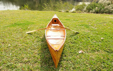 Load image into Gallery viewer, Wooden Canoe With Ribs Curved Bow 12 ft
