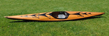 Load image into Gallery viewer, Wooden Kayak with arrows design 17 ft
