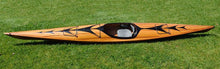 Load image into Gallery viewer, Wooden Kayak with arrows design 17 ft
