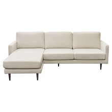 Load image into Gallery viewer, Kelsey Reversible Chaise Sectional in Cream Fabric by Diamond Sofa
