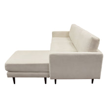 Load image into Gallery viewer, Kelsey Reversible Chaise Sectional in Cream Fabric by Diamond Sofa
