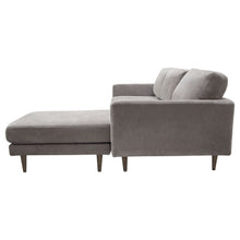 Load image into Gallery viewer, Kelsey Reversible Chaise Sectional in Grey Fabric by Diamond Sofa

