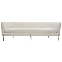 Load image into Gallery viewer, Lane Sofa in Light Cream Fabric with Gold Metal Legs by Diamond Sofa
