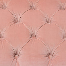 Load image into Gallery viewer, Luxe Accent Chair in Blush Pink Tufted Velvet Fabric with Polished Gold Stainless Steel Frame by Diamond Sofa
