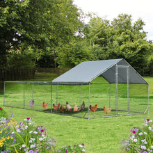 Load image into Gallery viewer, Large Metal Chicken Coop with Waterproof and Sun-proof Cover
