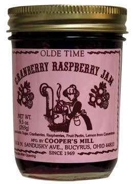 Cranberry Raspberry Jam 9 oz (Pack of 4)