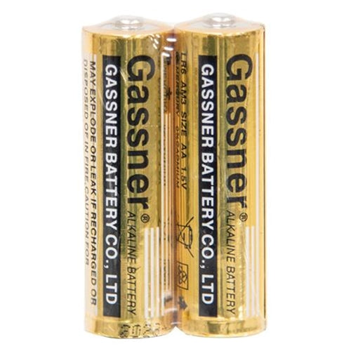 2/Pkg AA Alkaline Batteries (Pack of 4)