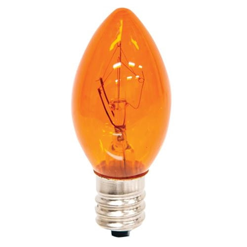 Amber Replacement Bulb Candelabra Base 5 W (Pack of 4)
