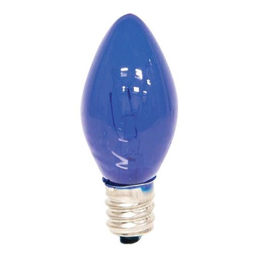 Blue Replacement Bulb Candelabra Base 5 W (Pack of 4)