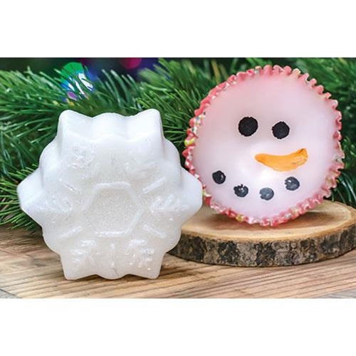 Christmas Cabin Snowman Melt (Pack of 4)