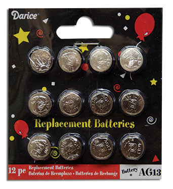 12/Pkg AG13 Batteries (Pack of 4)
