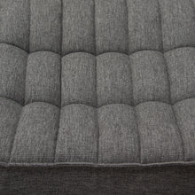 Load image into Gallery viewer, Marshall Scooped Seat Ottoman in Grey Fabric by Diamond Sofa
