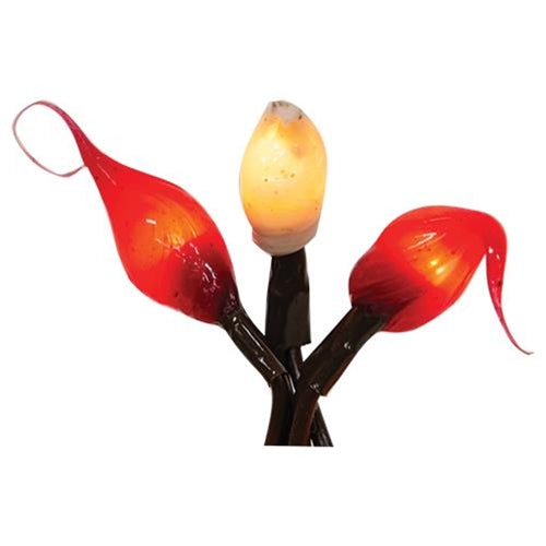 Red & Cream  Silicone Teeny Lights 20ct (Pack of 2)
