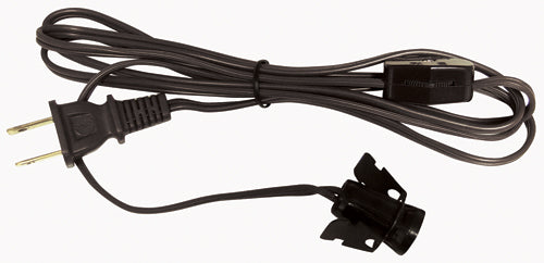 Black Snap-In Candelabra Socket (Pack of 4)