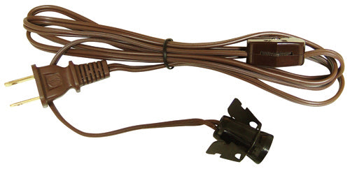 Brown Snap-In Candelabra Socket  (Pack of 4)