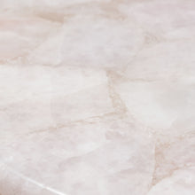 Load image into Gallery viewer, Mika Round Accent Table w/ Rose Quartz Top w/ Brass Base by Diamond Sofa
