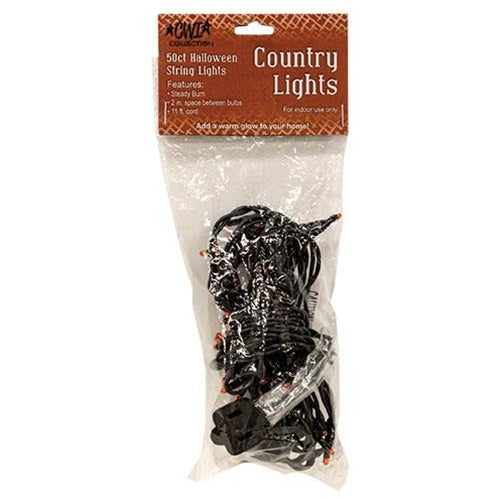'+Orange Teeny Lights 50 Count (Pack of 2)