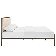 Load image into Gallery viewer, Mia Fabric Queen Bed by Modway
