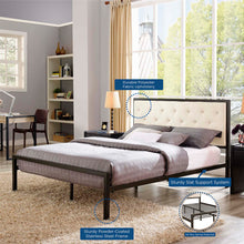 Load image into Gallery viewer, Mia Fabric Queen Bed by Modway
