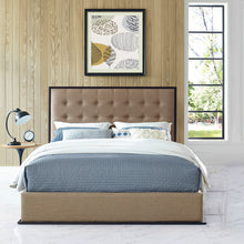 Load image into Gallery viewer, Madeline Upholstered Fabric Queen Bed Frame by Modway
