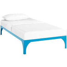 Load image into Gallery viewer, Ollie Twin Bed Frame in Light Blue
