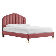 Load image into Gallery viewer, Daisy Performance Velvet Queen Platform Bed by Modway
