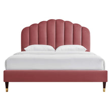 Load image into Gallery viewer, Daisy Performance Velvet Queen Platform Bed by Modway
