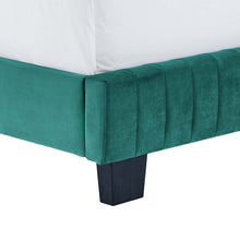 Load image into Gallery viewer, Celine Channel Tufted Performance Velvet King Bed
