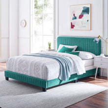 Load image into Gallery viewer, Celine Channel Tufted Performance Velvet King Bed
